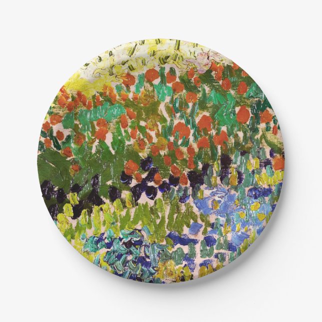 Van Gogh Fantastische Bergwelten am Arles Frische  Pappteller (Vorderseite)