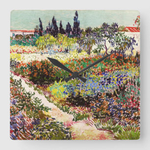 Van Gogh Fantastische Bergwelten am Arles Frische Quadratische Wanduhr