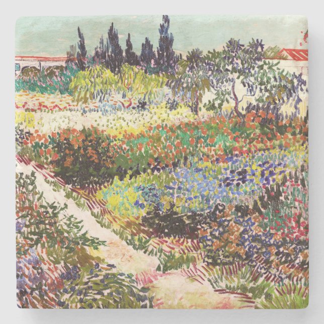 Van Gogh Fantastische Bergwelten am Arles Frische  Steinuntersetzer (Vorderseite)