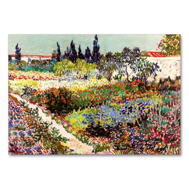 Van Gogh Fantastische Bergwelten am Arles Frische  Tischnummer (Vorderseite)