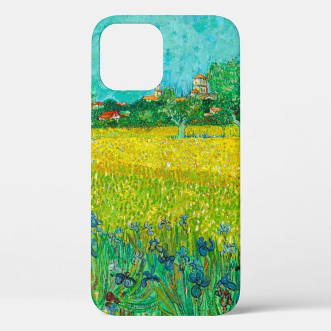 Van Gogh Field mit Irische in der Nähe von Arles Case-Mate iPhone Hülle (Rückseite)