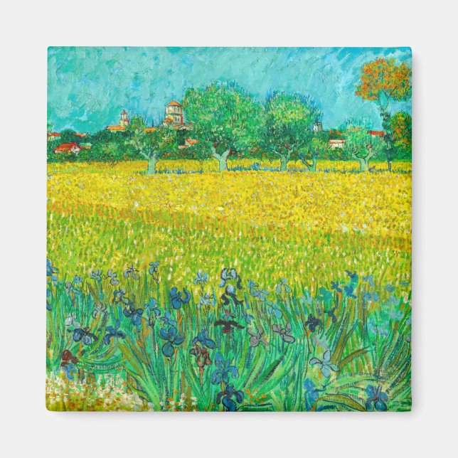 Van Gogh Field mit Irische in der Nähe von Arles Magnet (Vorne)
