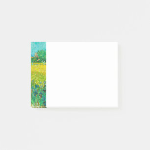 Van Gogh Field mit Irische in der Nähe von Arles Post-it Klebezettel