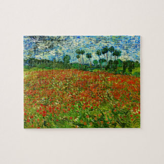 Van Gogh Field with Poppies (F636) Fine Art