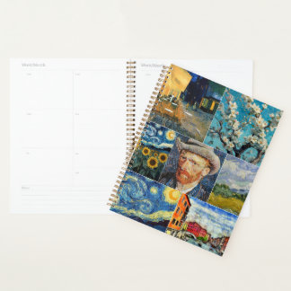 Van Gogh Fine Art Collage Planer
