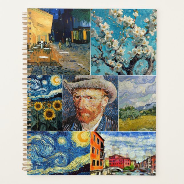 Van Gogh Fine Art Collage Planer (Vorderseite)