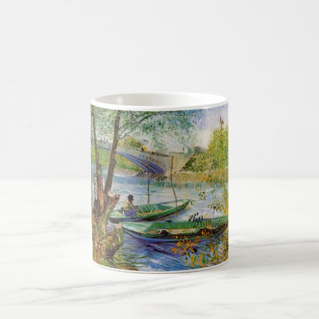 Van Gogh Fischen im Frühling, Pont de Clichy Kaffeetasse (Mittel)