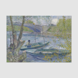 Van Gogh Fishing-Frühlingsmalerei Seidenpapier