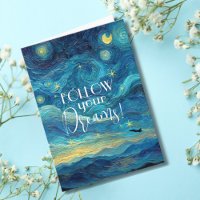 Van Gogh Folge Deinem Traum Flugzeug Motivierend