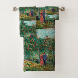 Van Gogh Garden in Montmartre Badhandtuch Set