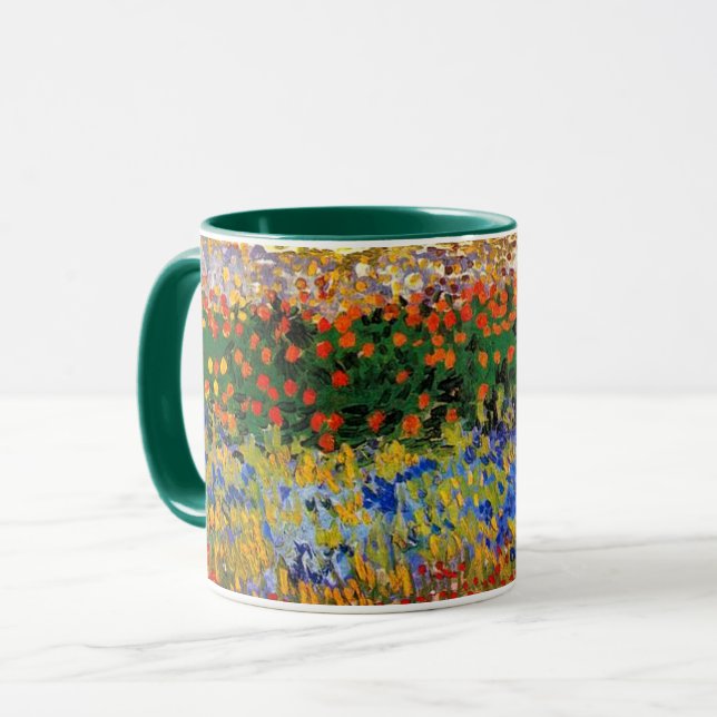 Van Gogh - Garten in Arles (auch Blühgarten genann Tasse (Vorderseite Links)