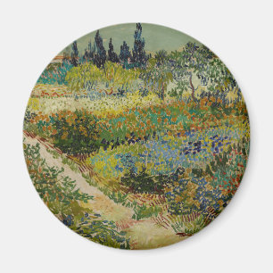 Van Gogh Garten in Arles Florale Impressionistin Magnet