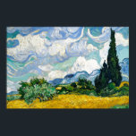 Van Gogh Gemälde Art Vintag Weizenfeld Cypresse Poster<br><div class="desc">Weizenfeld mit Zypressen Malerei von Vincent van Gogh</div>