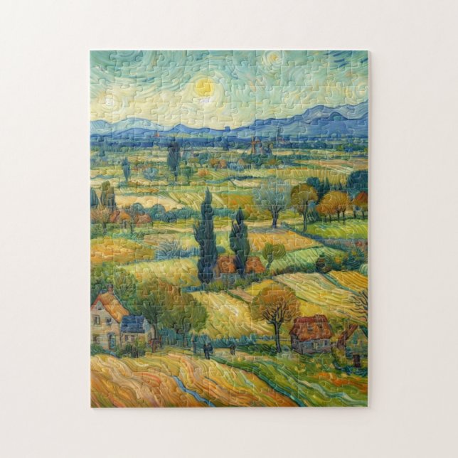 Van Gogh Gemälde auf diesem Puzzle (Vertikal)