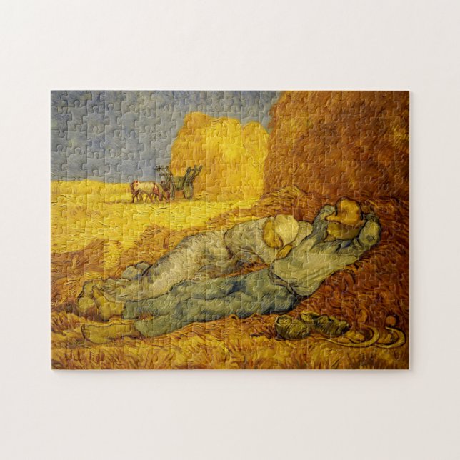 Van Gogh Gemälde der "Noon Erholung from Work" (Horizontal)