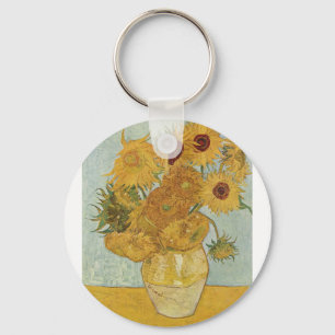 Van Gogh Gemälde: Van- Goghsonnenblumen Schlüsselanhänger