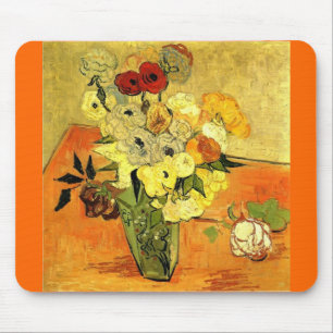van Gogh Gemälde Whimsisches Blüten Blume Reben Mousepad