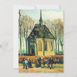 Van Gogh - Gemeinde verlässt reformierte Kirche Karte