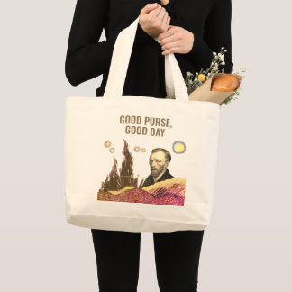 van gogh Good purse, good day BROWN Jumbo Stoffbeutel