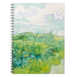 Van Gogh Green Wheat Fields Auvers. Impressionismu Notizblock