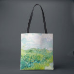 Van Gogh Green Wheat Fields Auvers. Impressionismu Tasche<br><div class="desc">Van Gogh "Grüne Weizenfelder,  Auvers" Totbeutel. Impressionistische Kunst.</div>