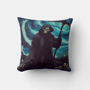 Van Gogh Grim Sensenmann Kissen