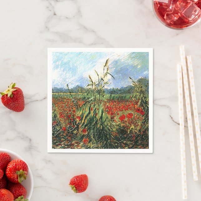 Van Gogh - Grüne Ohren des Weizen Serviette (Beispiel)
