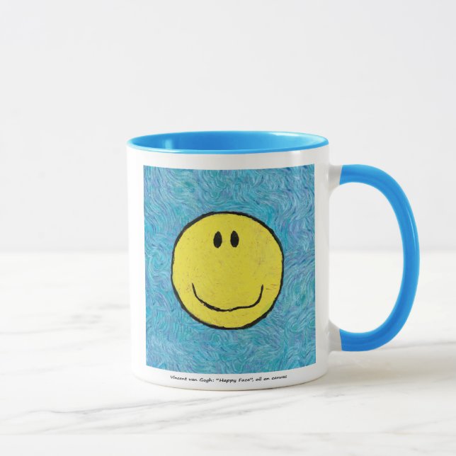 van Gogh Happy Geface Tasse (Rechts)