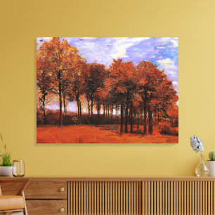 Van Gogh - Herbstlandschaft, Leinwanddruck