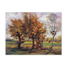 Van Gogh - Herbstlandschaft mit vier Bäumen