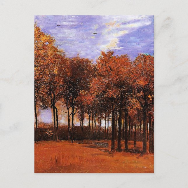 Van Gogh - Herbstlandschaft, Postkarte (Vorderseite)