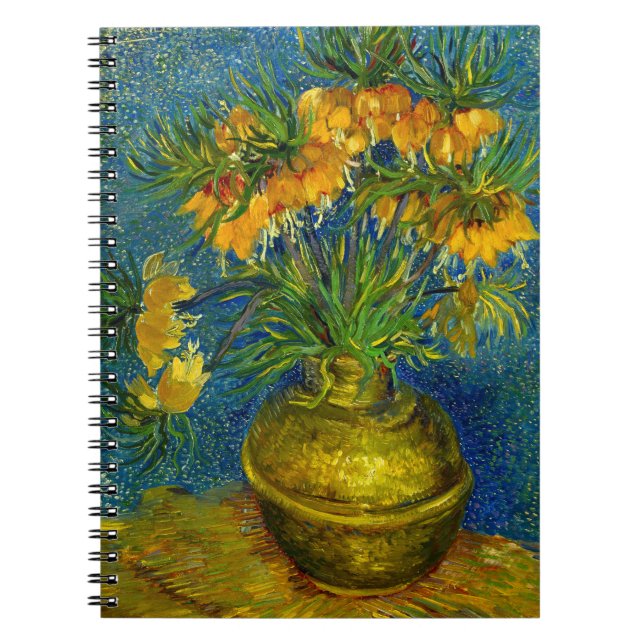 Van Gogh Imperial Fritillaries Notizblock (Vorderseite)