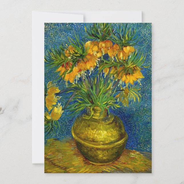 Van Gogh Imperial Fritillaries Save The Date (Vorderseite)