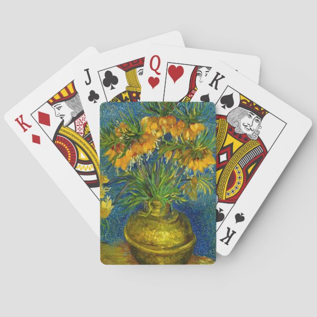 Van Gogh Imperial Fritillaries Spielkarten (Rückseite)