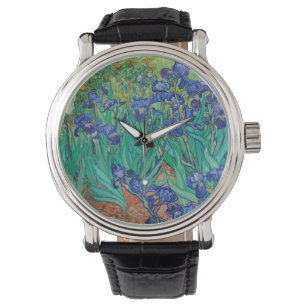 Van Gogh Ire. Blauer Vintager Impressionismus Armbanduhr
