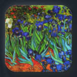 Van Gogh - Ire, Pappteller<br><div class="desc">Vincent van Gogh's berühmtes Blumengemälde,  Ire.</div>