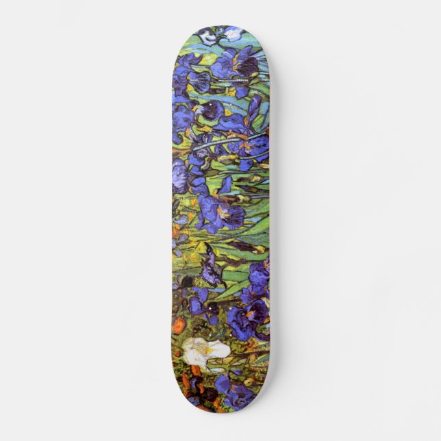 Van Gogh: Iris Skateboard (Vorderseite)