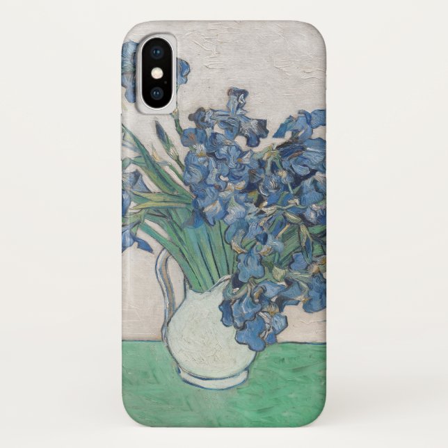 Van Gogh Iris Vase Malerei Impressionismus Case-Mate iPhone Hülle (Rückseite)