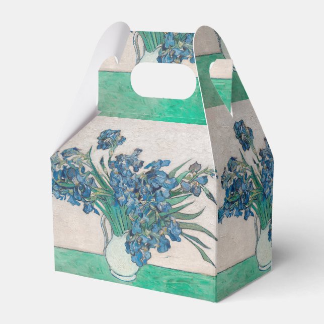 Van Gogh Iris Vase Malerei Impressionismus Geschenkschachtel (Vorderseite)