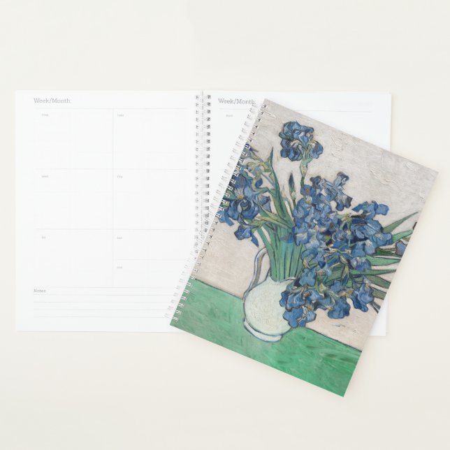 Van Gogh Iris Vase Malerei Impressionismus Planer (Anzeige)