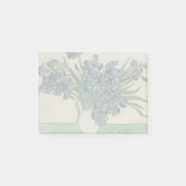 Van Gogh Iris Vase Malerei Impressionismus Post-it Klebezettel (Vorderseite)
