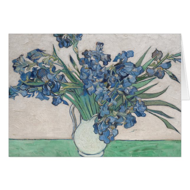 Van Gogh Iris Vase Peinture Impressionnisme (Devant horizontal)