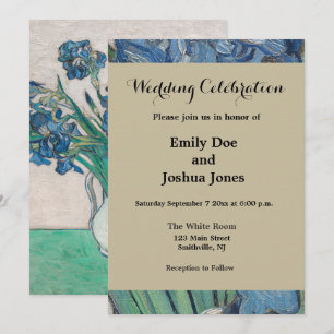 Van Gogh Iris Vasenmalerei Impressionismus Einladung