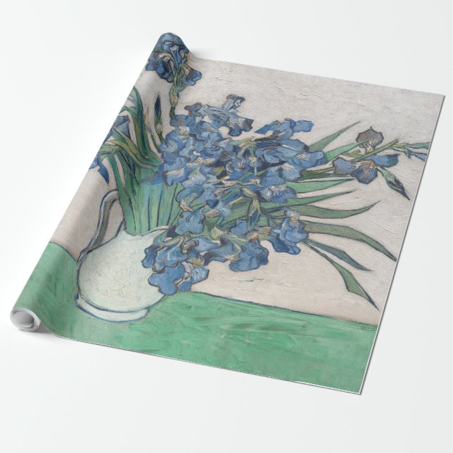 Van Gogh Iris Vasenmalerei Impressionismus Geschenkpapier (Ungerollt)