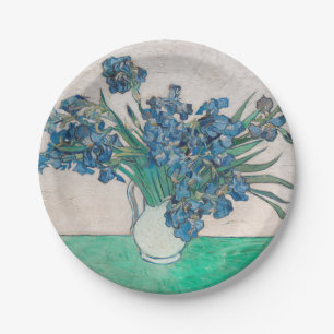 Van Gogh Iris Vasenmalerei Impressionismus Pappteller