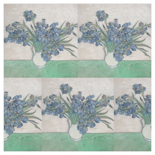Van Gogh Iris Vasenmalerei Impressionismus Stoff (Muster)
