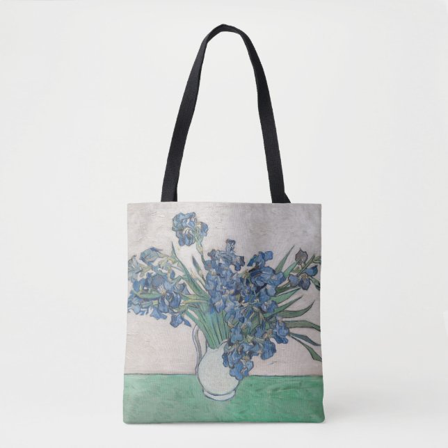 Van Gogh Iris Vasenmalerei Impressionismus Tasche (Vorderseite)