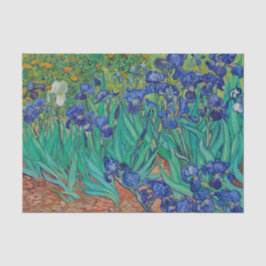Van Gogh Irises Bloral Painting Seidenpapier
