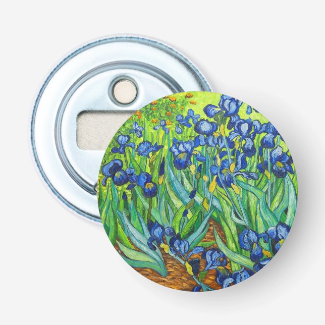 Van Gogh Irises Flaschenöffner (Vorderseite)