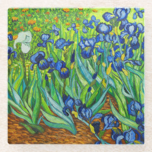 Van Gogh Irises Glasuntersetzer